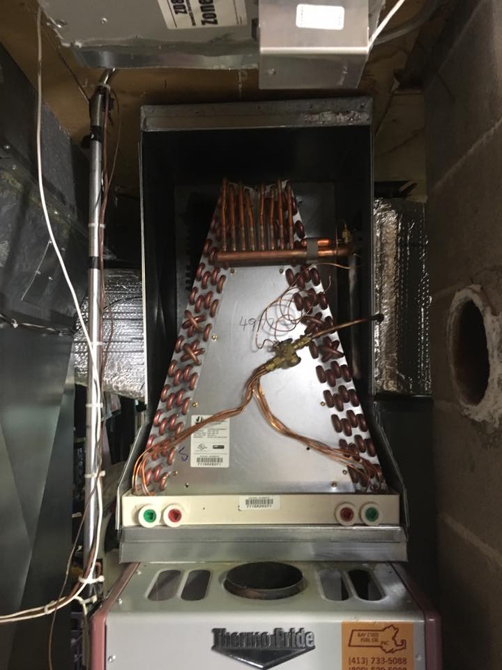 Furnace coil installation