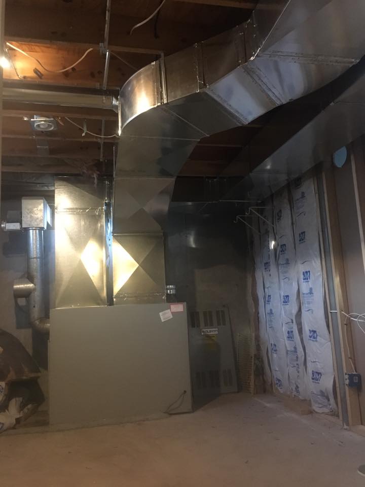 Basement ductwork system