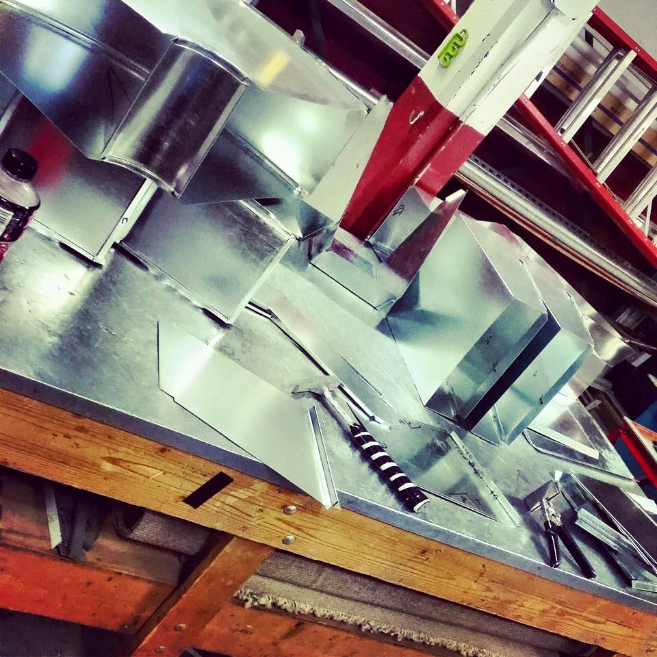 Kitchen Hood Venting project 8